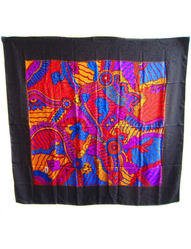 Foulard YVES SAINT LAURENT en soie