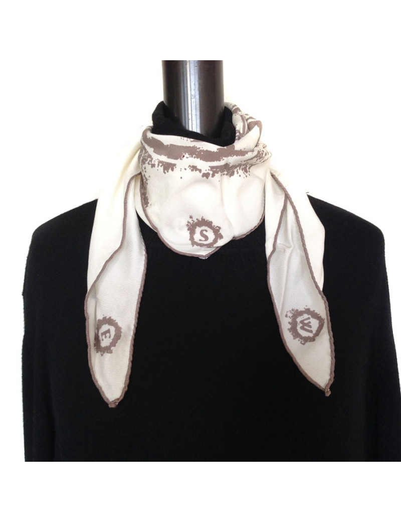 HERMES diamond Ex Libris "Journey of Hermes" scarf