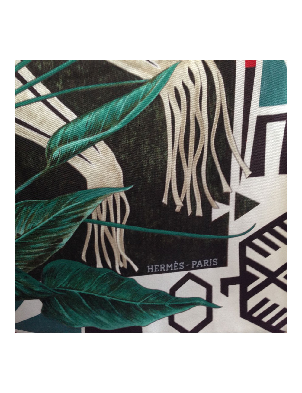 Hermès "WA ' KO NI" Princess Indian yellow silk