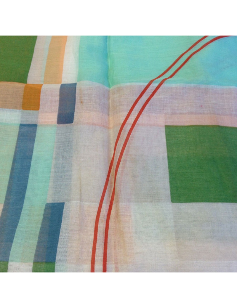 CHANEL multicolor scarf in cotton