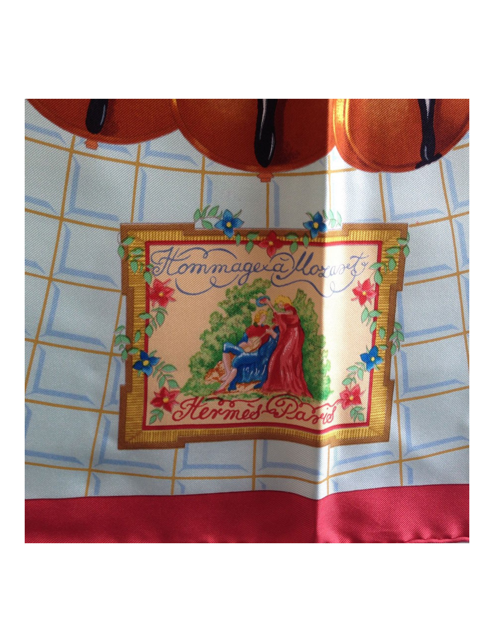 Hermès "Homage to Mozart" in silk