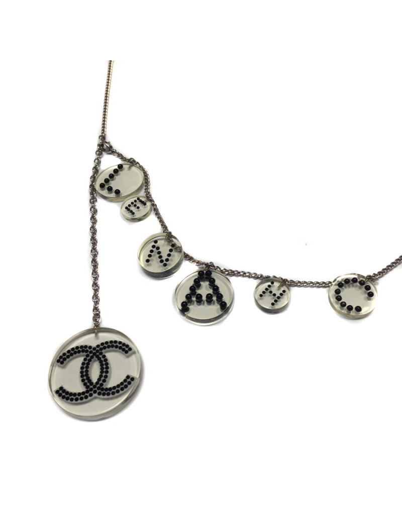 Belt necklace CHANEL in plexi