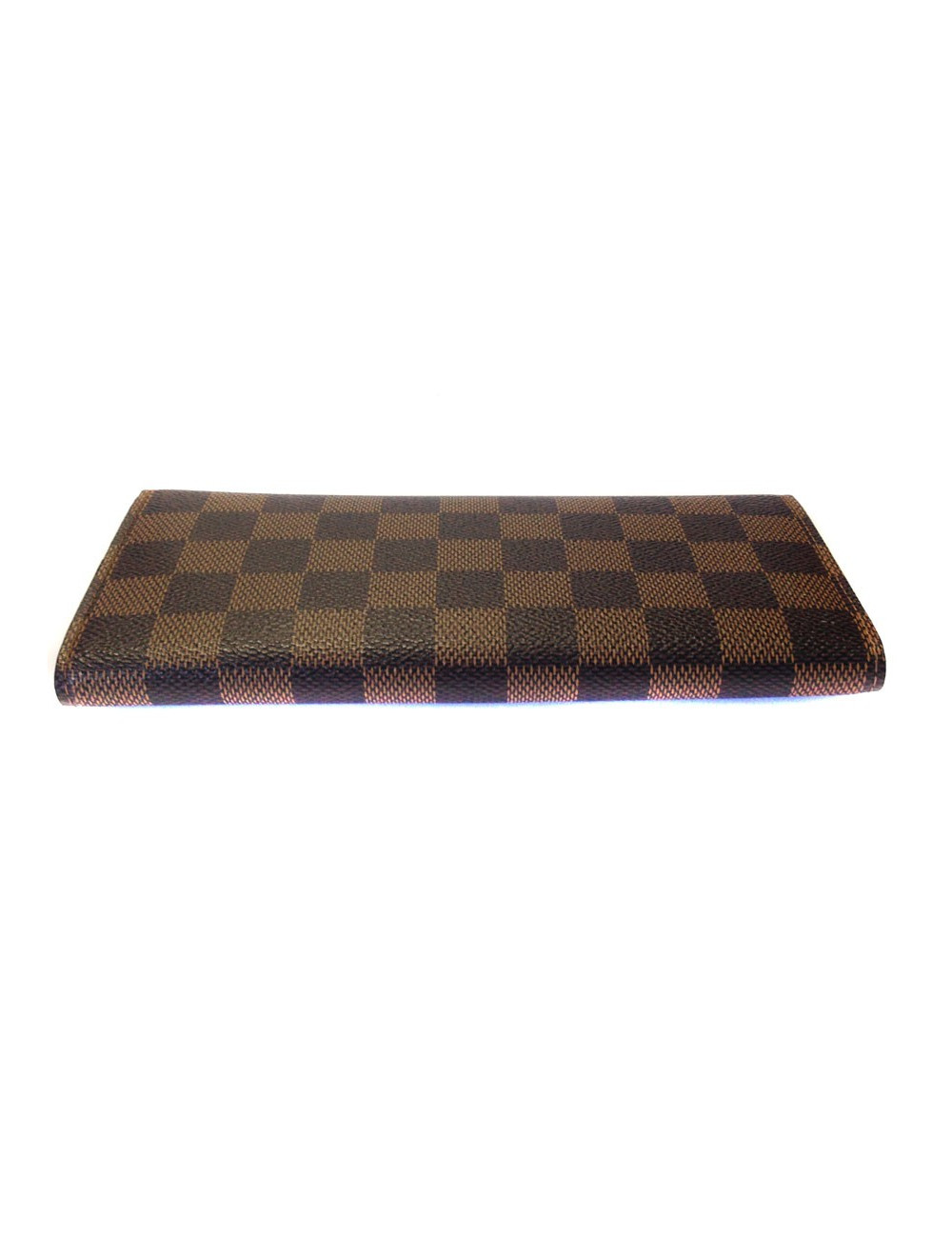 Portefeuille LOUIS VUITTON en toile enduite motif damier