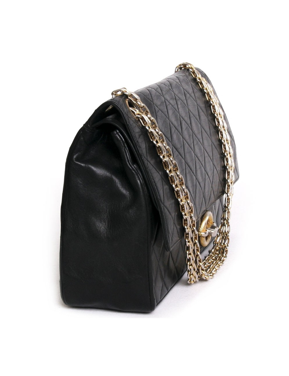 Bag timeless CHANEL quilted black Vintage