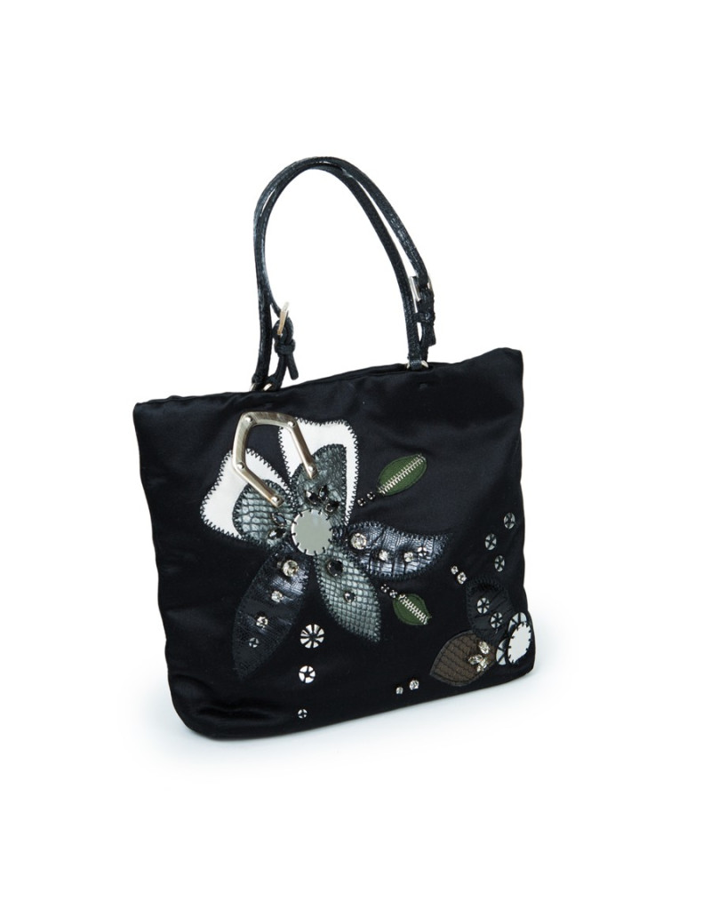 Sac du soir PRADA broderies sur python