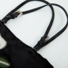 Evening bag PRADA embroidery on leather and python
