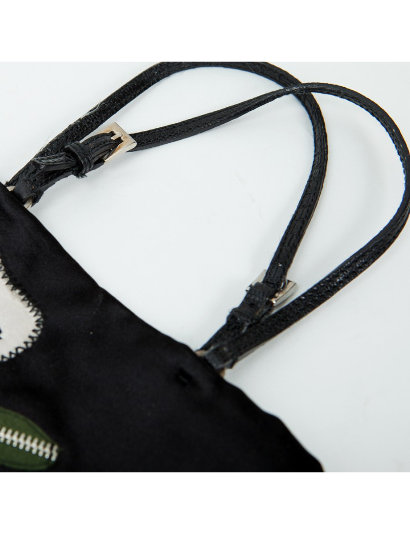 Sac du soir PRADA broderies sur python