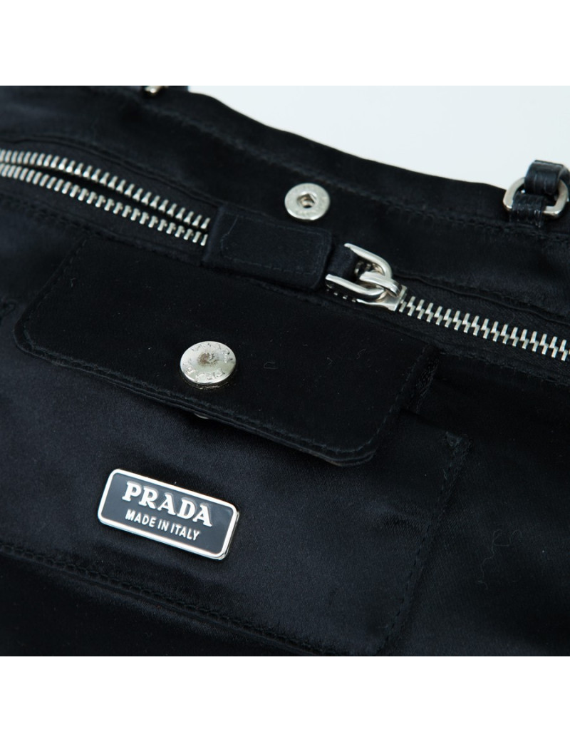 Evening bag PRADA embroidery on leather and python