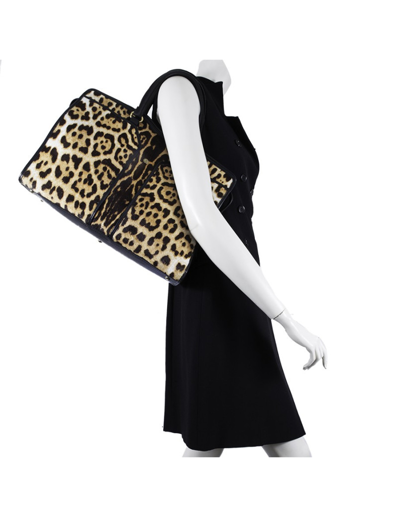 Bag "Y" SAINT LAURENT leather leopard way