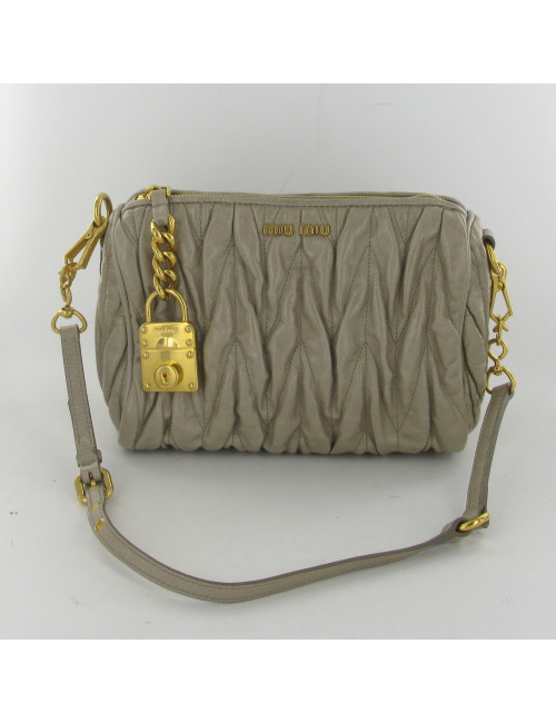 MIU MIU quilted leather bag