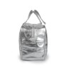 COURREGES silver lame leather bag