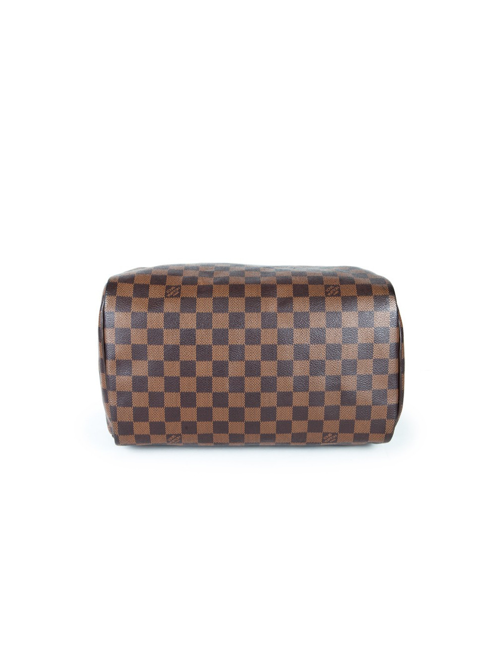 Sac speedy 30 LOUIS VUITTON cuir damier marron