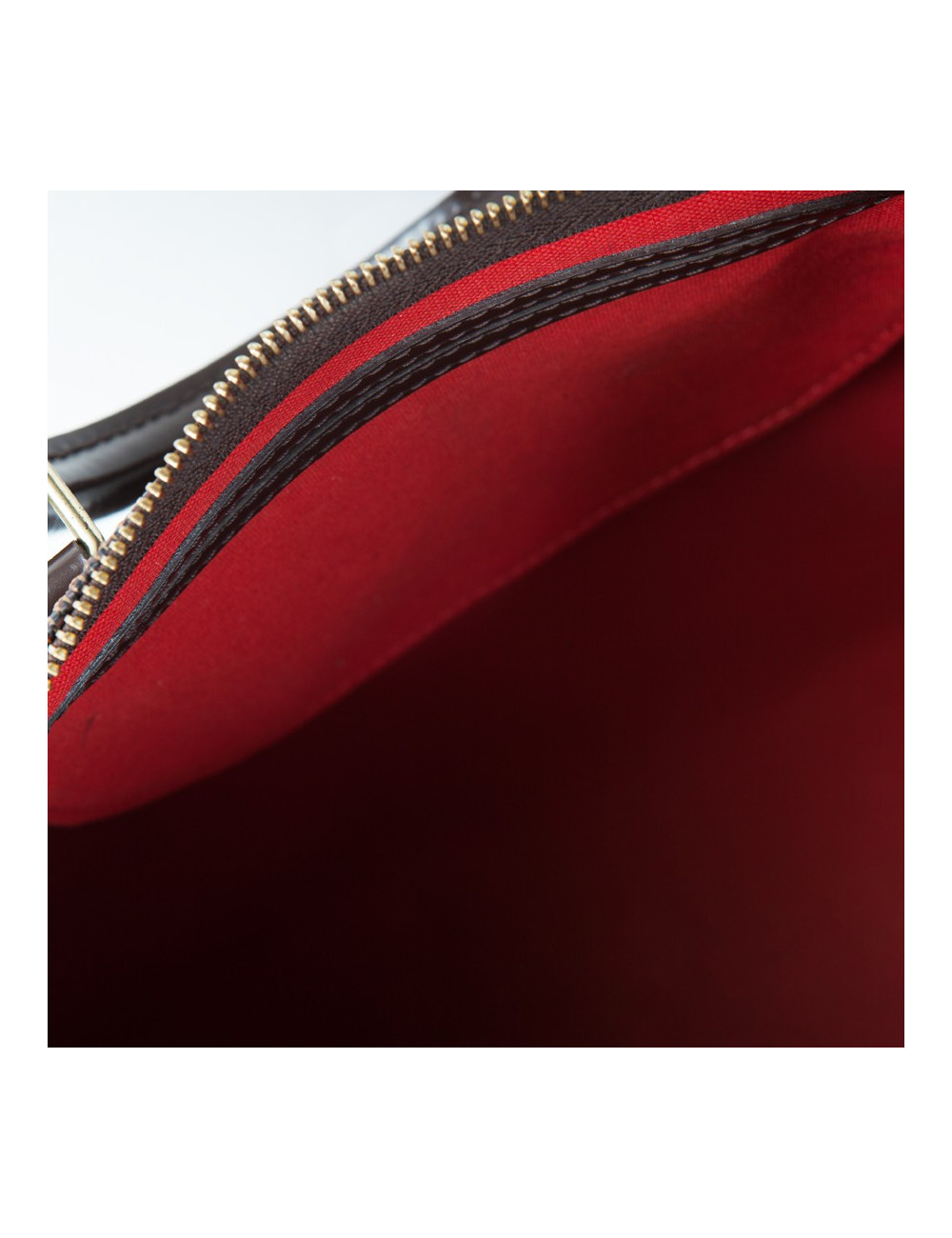 Sac speedy 30 LOUIS VUITTON cuir damier marron