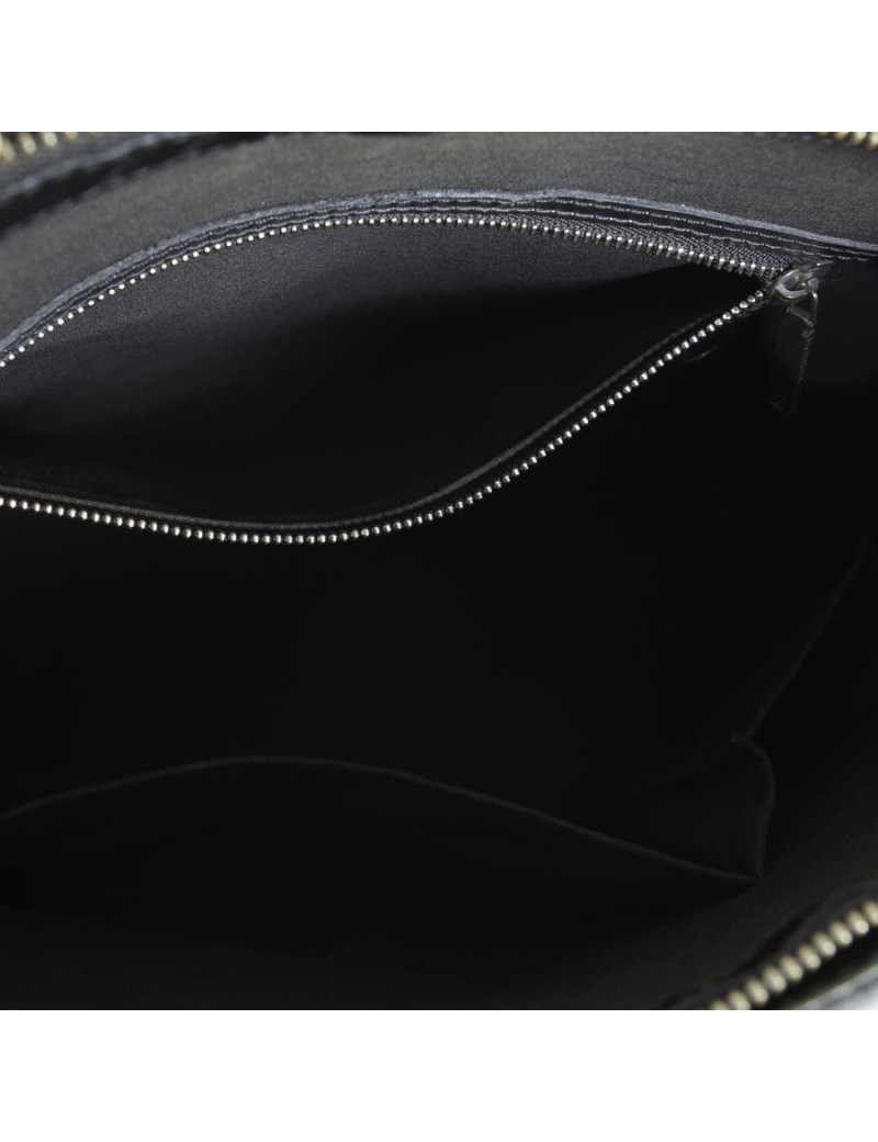 'Houston' LOUIS VUITTON patent leather grey monogram bag