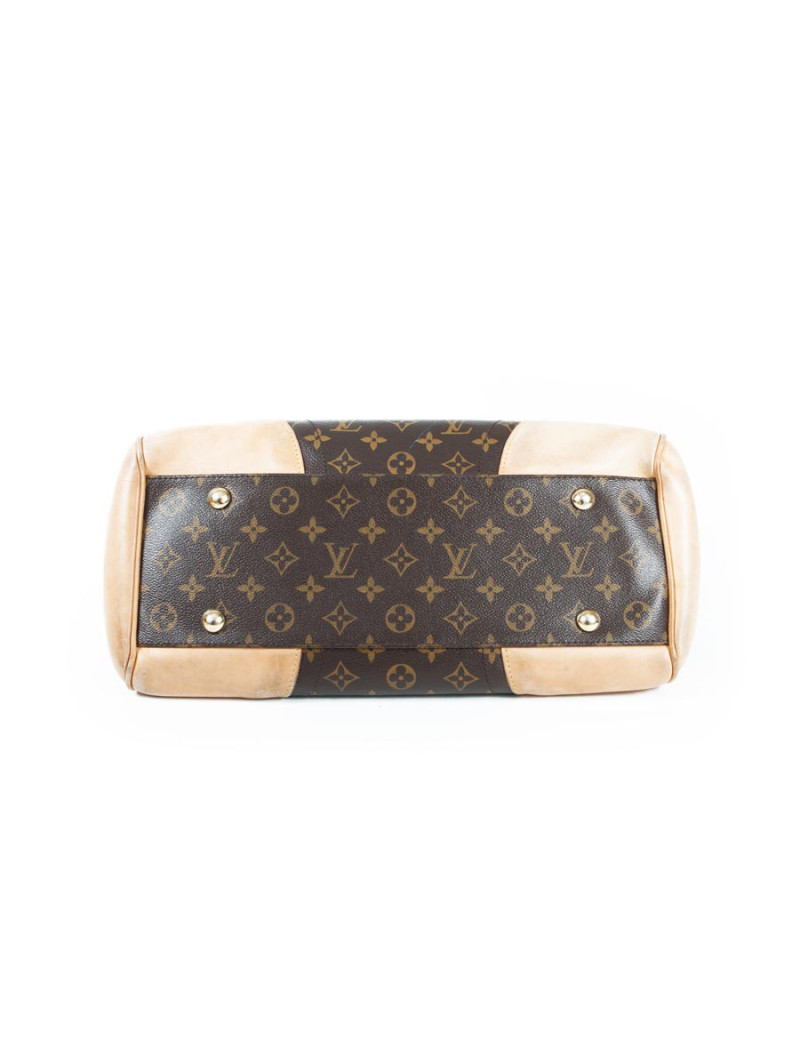 LOUIS VUITTON monogram Brown and beige leather canvas bag