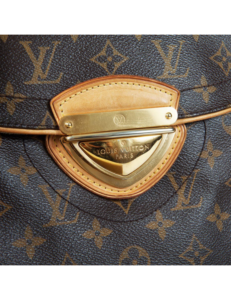 LOUIS VUITTON monogram Brown and beige leather canvas bag