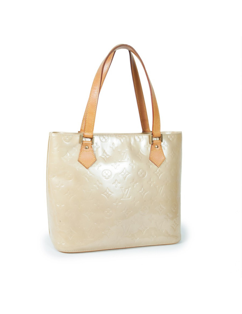Sac 'Houston' LOUIS VUITTON cuir verni monogram beige