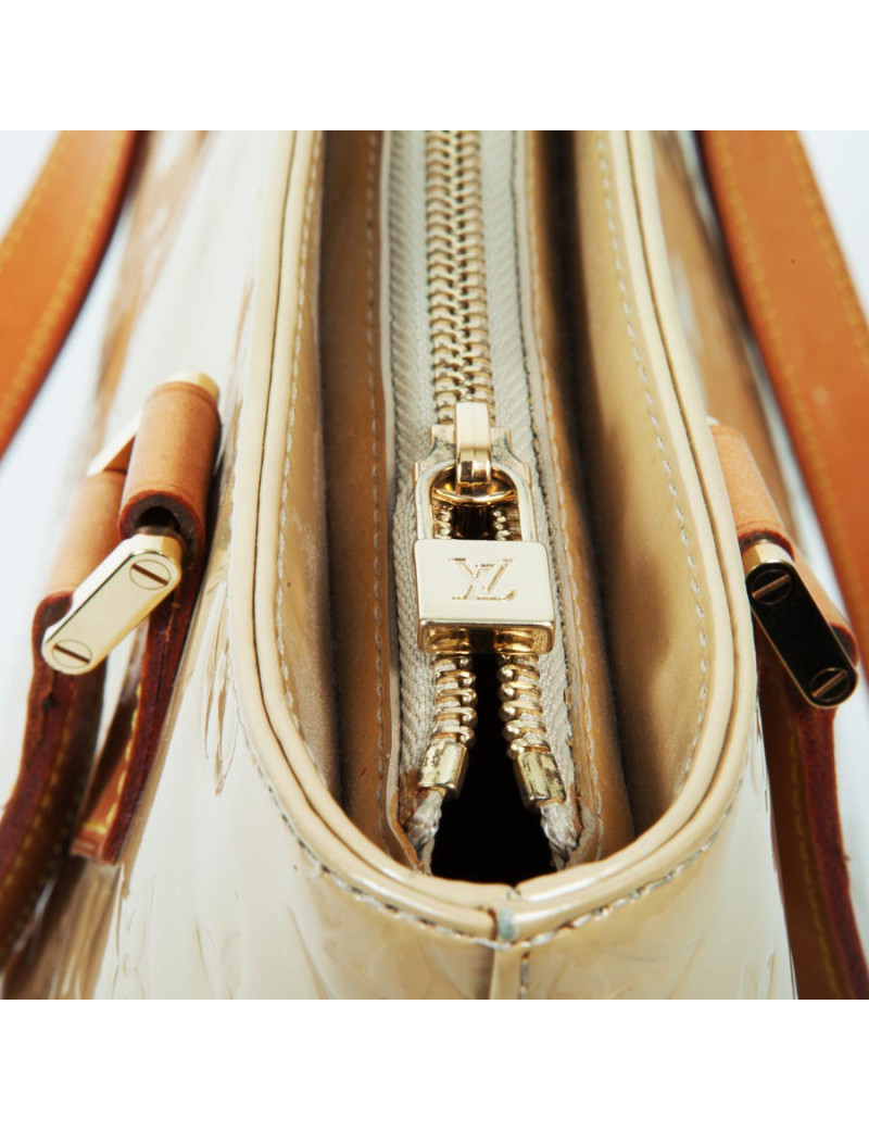 Sac 'Houston' LOUIS VUITTON cuir verni monogram beige