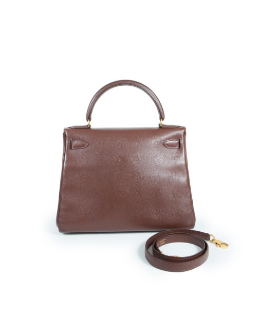 Sac 'Kelly 28' HERMES cuir epsom marron