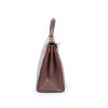 Bag epsom brown leather HERMES ' Kelly 28'