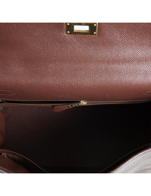 Sac 'Kelly 28' HERMES cuir epsom marron