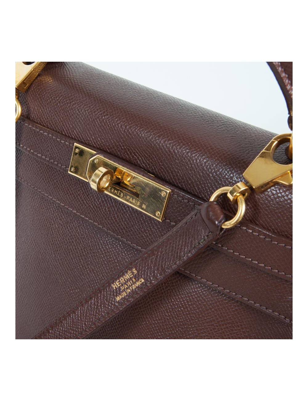 Sac 'Kelly 28' HERMES cuir epsom marron