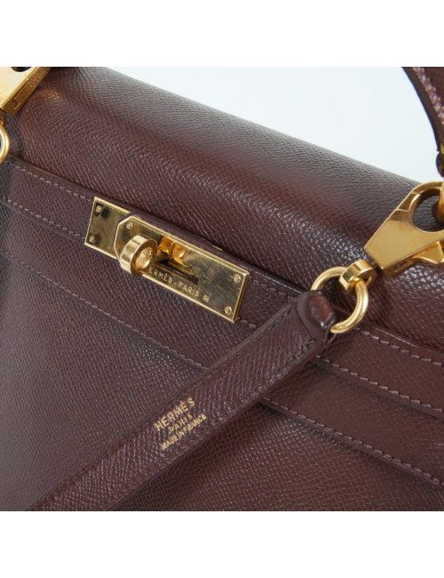 Sac 'Kelly 28' HERMES cuir epsom marron