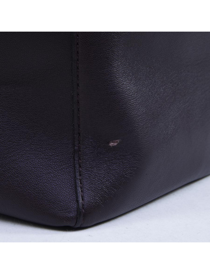 Sac cabas CÉLINE cuir et python 