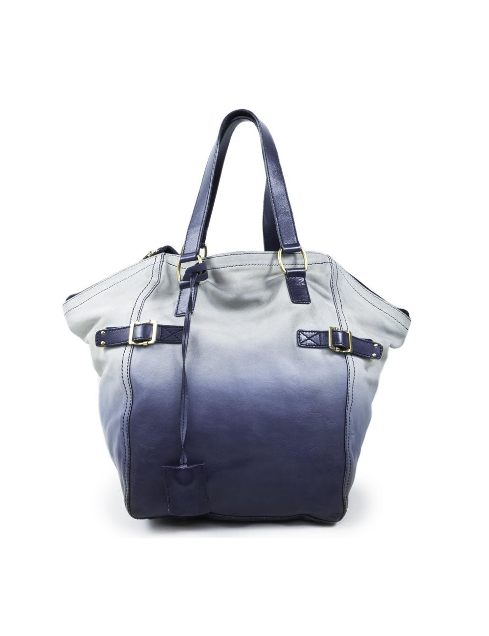 Sac 'downtown' Yves Saint Laurent cuir bicolore