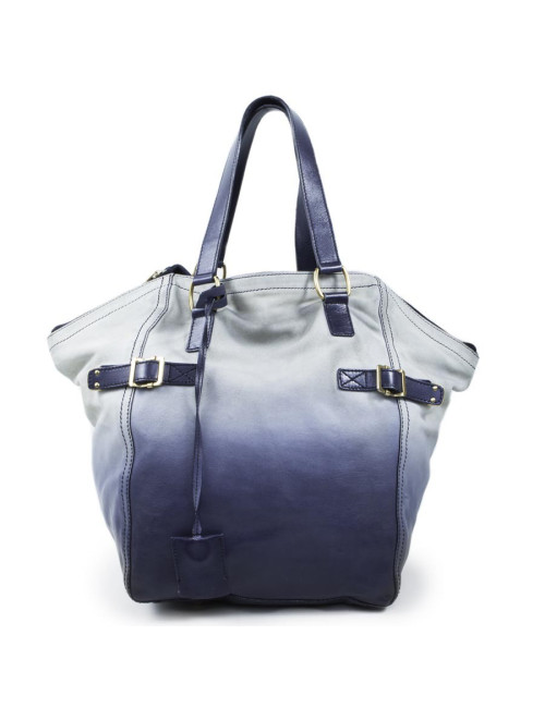 Sac 'downtown' Yves Saint Laurent cuir bicolore