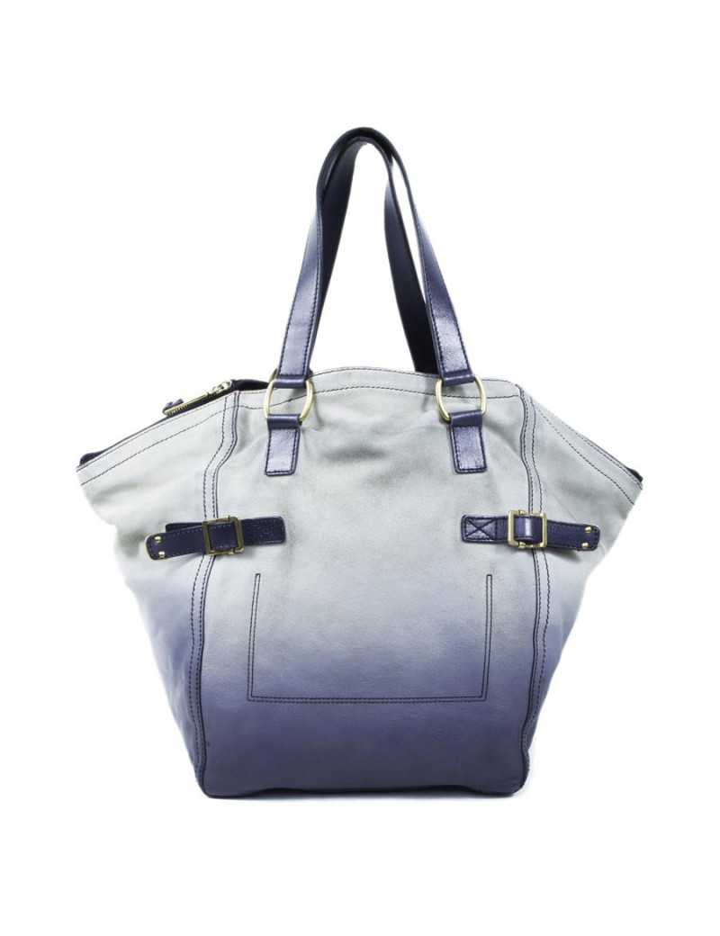 'Downtown' Yves Saint Laurent two-tone leather bag