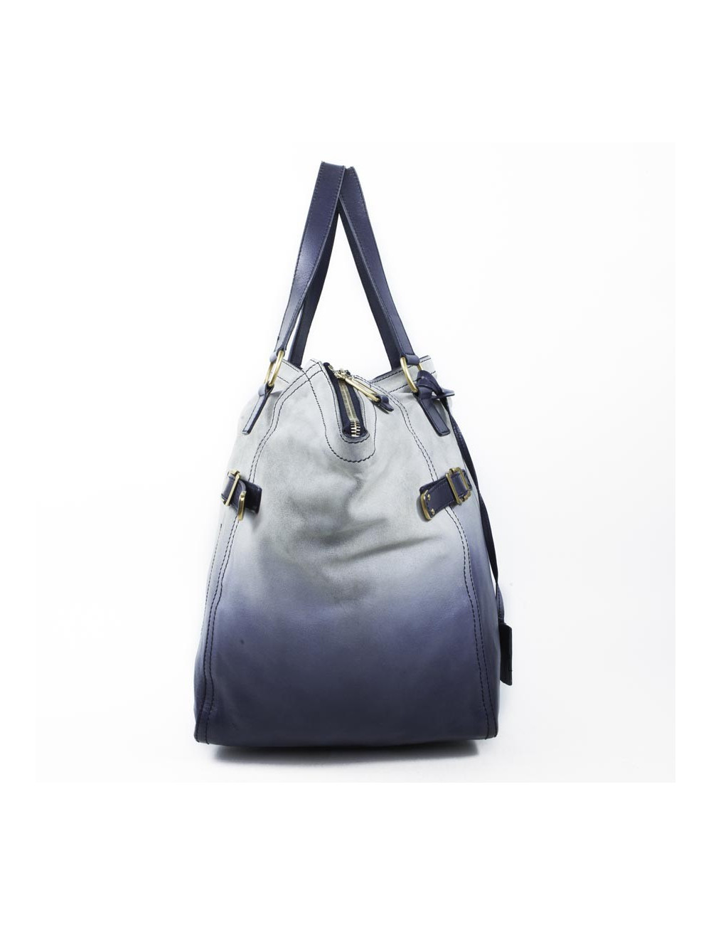 Sac 'downtown' Yves Saint Laurent cuir bicolore