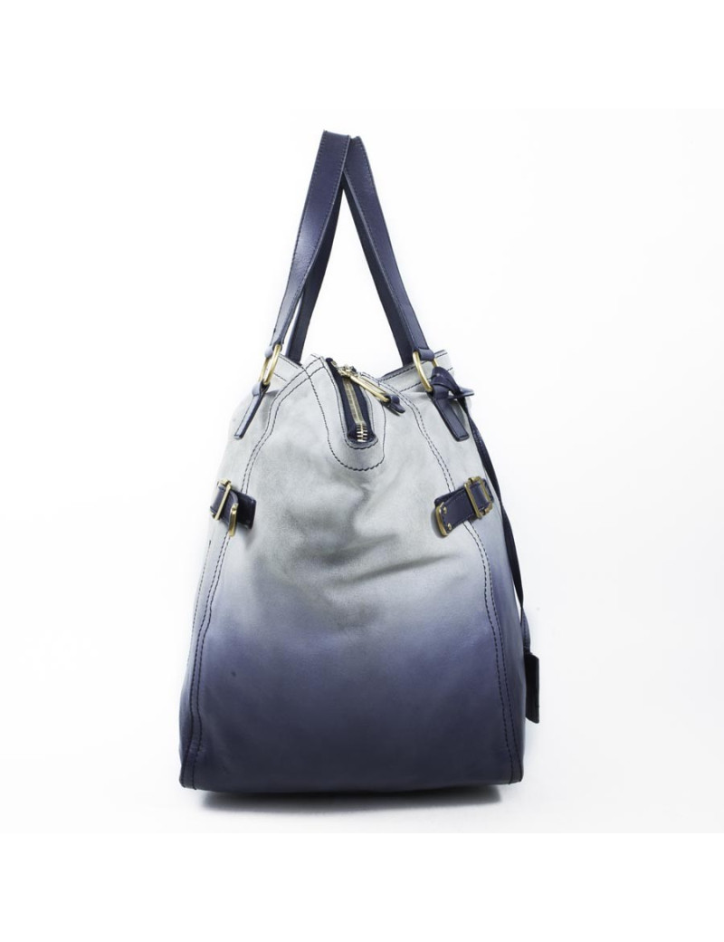 'Downtown' Yves Saint Laurent two-tone leather bag