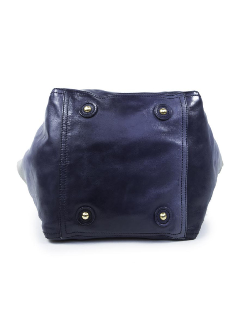 Sac 'downtown' Yves Saint Laurent cuir bicolore