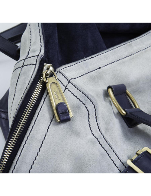 Sac 'downtown' Yves Saint Laurent cuir bicolore