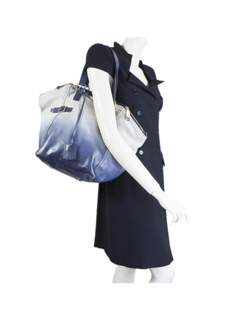 Sac 'downtown' Yves Saint Laurent cuir bicolore