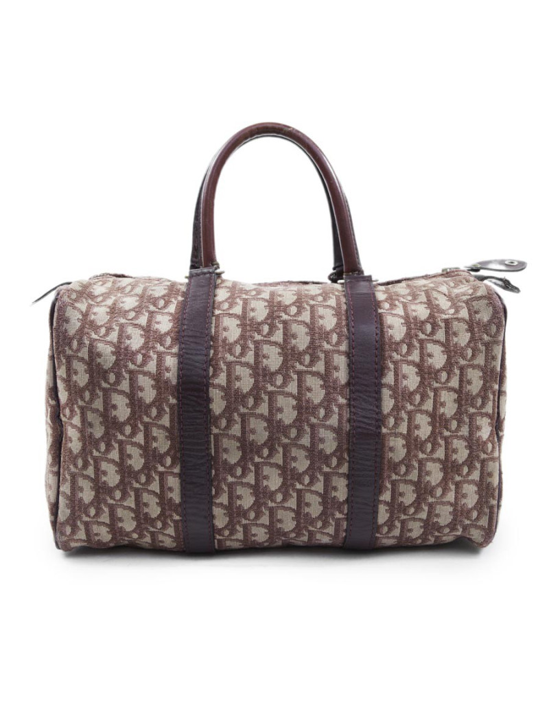 Speedy DIOR bordeaux monogram canvas bag