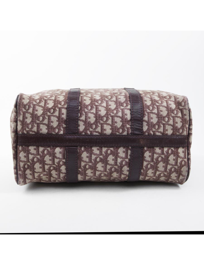Speedy DIOR bordeaux monogram canvas bag