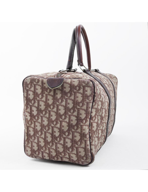 Speedy DIOR bordeaux monogram canvas bag
