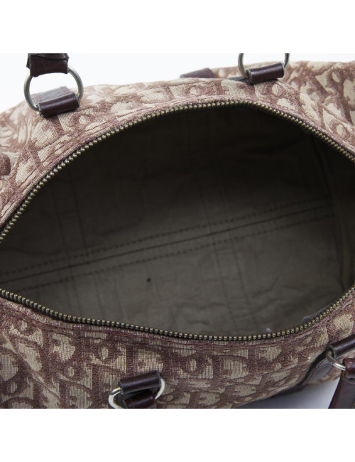 Speedy DIOR bordeaux monogram canvas bag