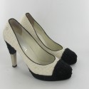 Two-tone tweed CHANEL pumps