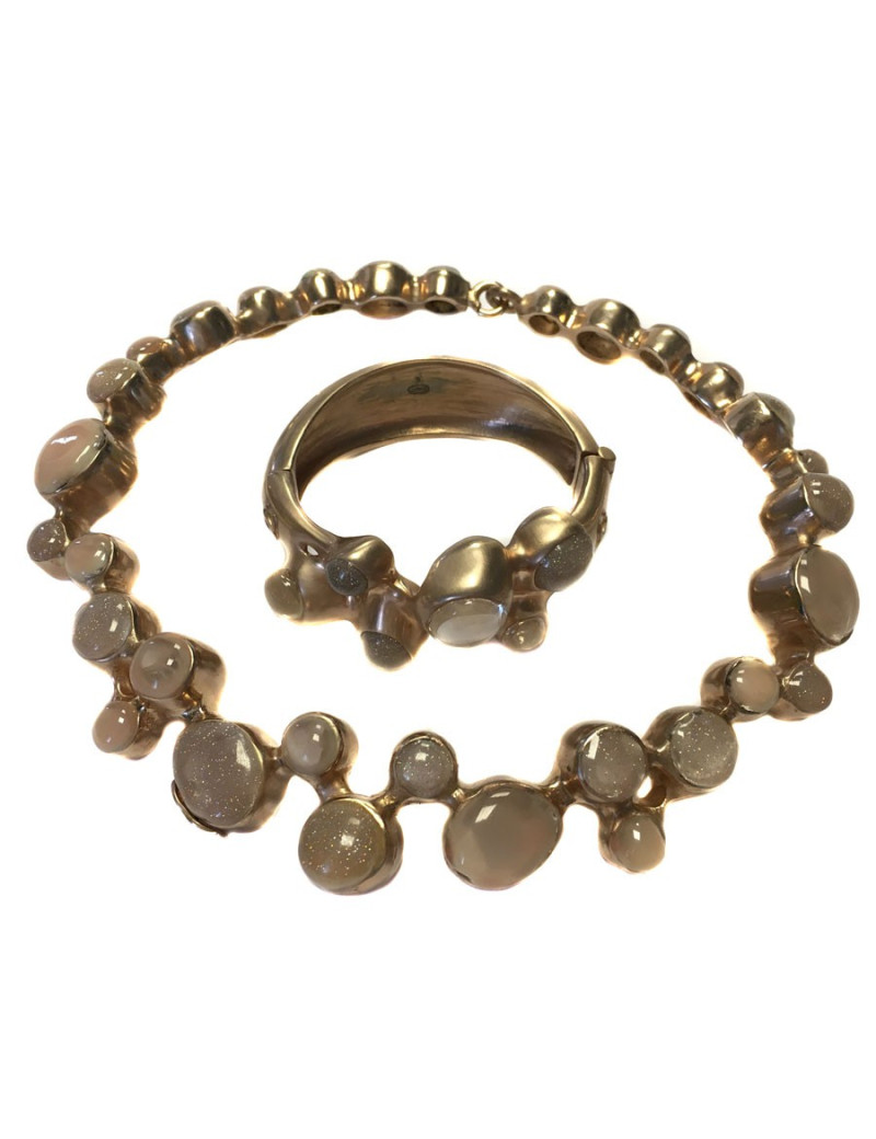 Parure CHANEL "Paris-Bombay" collier et bracelet