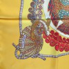 Hermès 'Great fund' in yellow silk