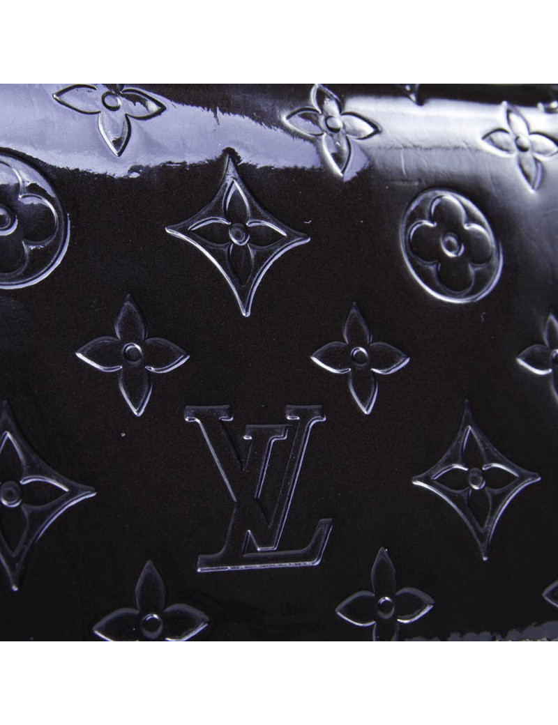 LOUIS VUITTON monogram painted plum portfolio