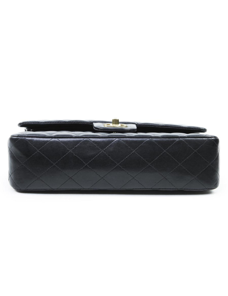 Sac CHANEL timeless cuir d'agneau noir matelassé