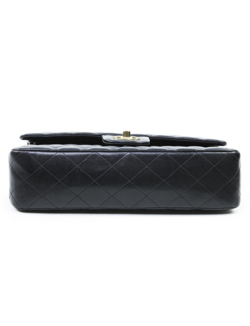 Sac CHANEL timeless cuir d'agneau noir matelassé