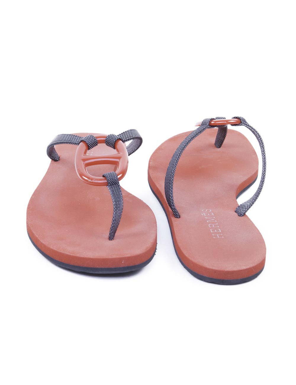 Sandales plates HERMES  t 38