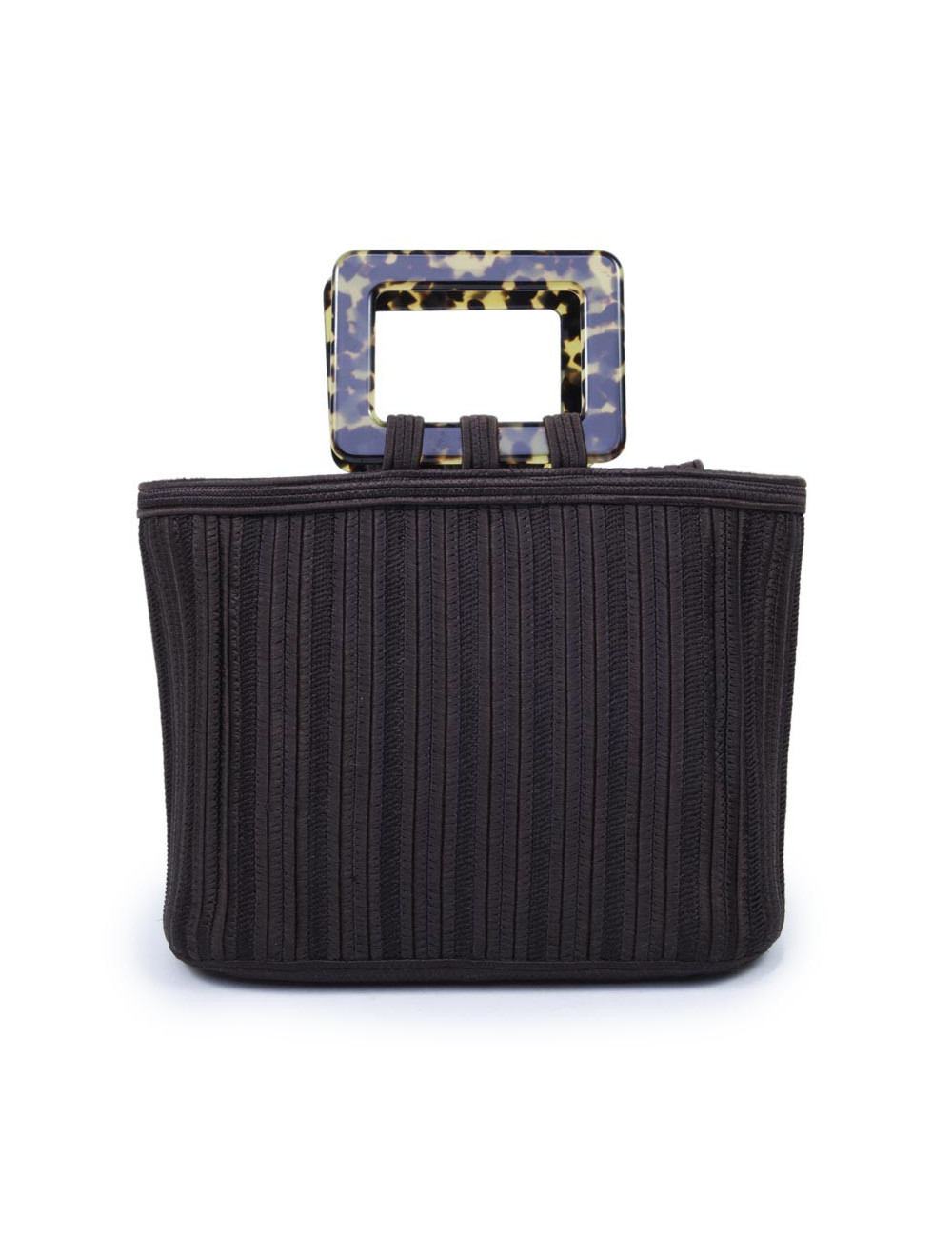 Braided YVES SAINT LAURENT bag Vintage Brown