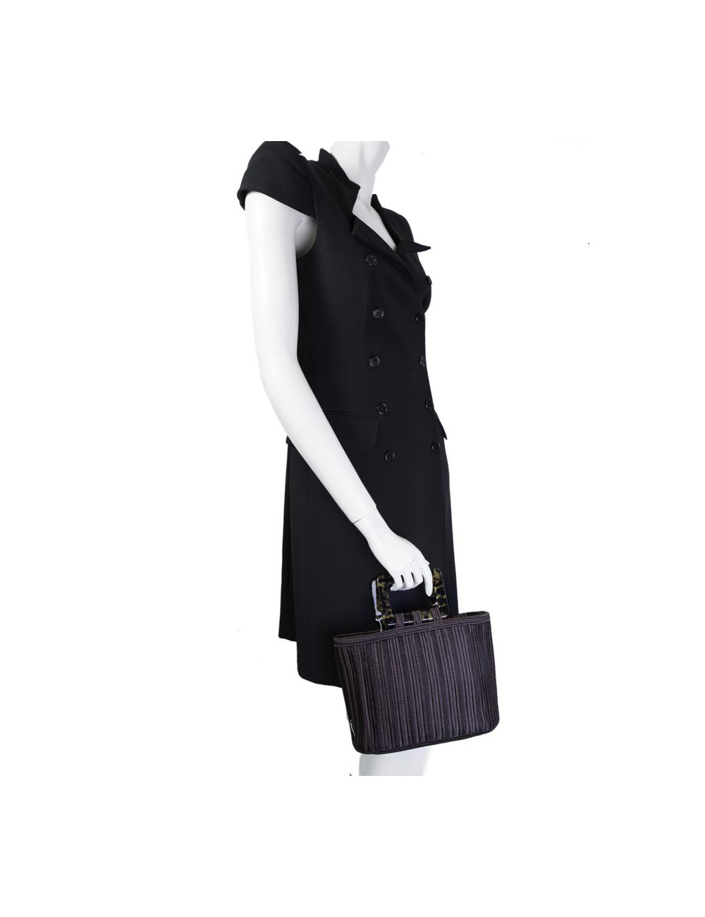 Sac YVES SAINT LAURENT vintage marron