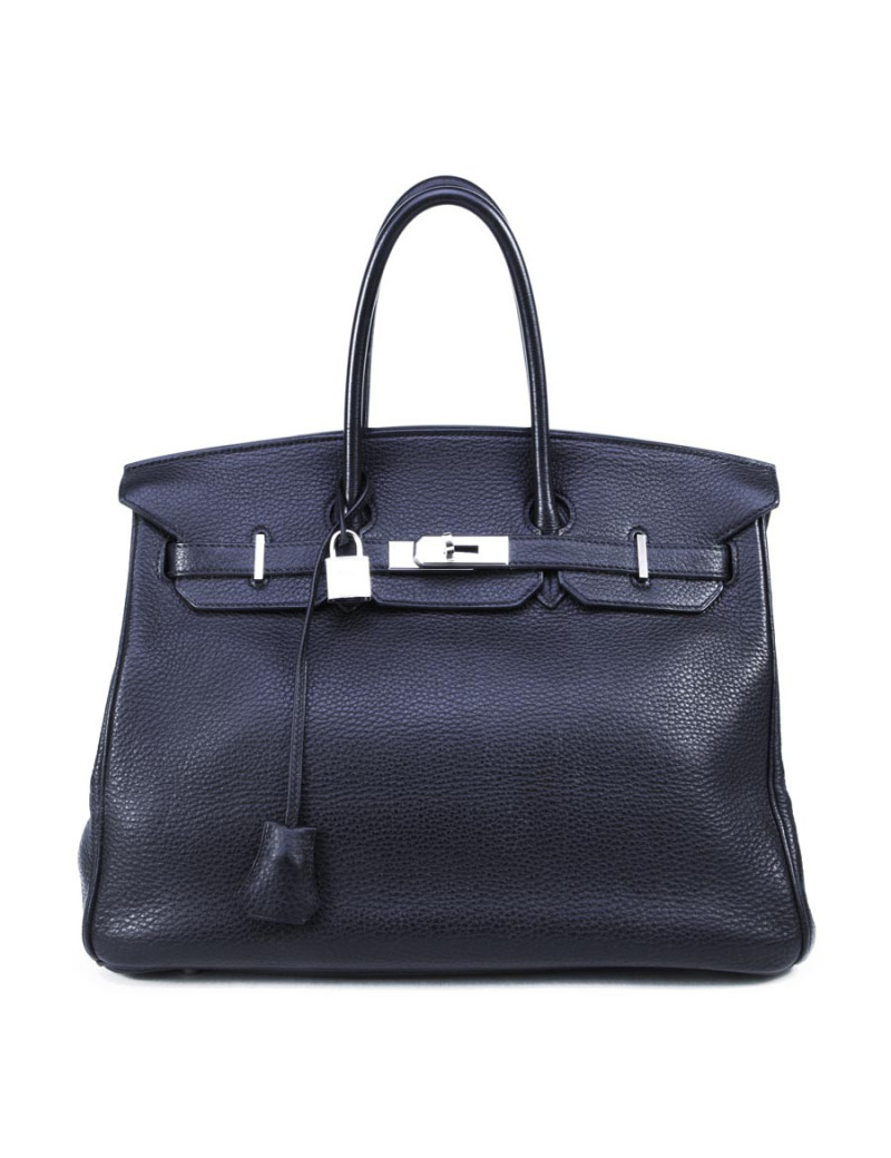 Birkin 35 HERMES cuir togo noir 